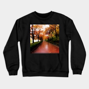 A Walk in the Rain Crewneck Sweatshirt